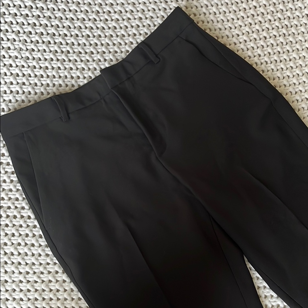 Banana Republic Factory Classic Black Dress Pants Sculpted Stretch New 8 Petite